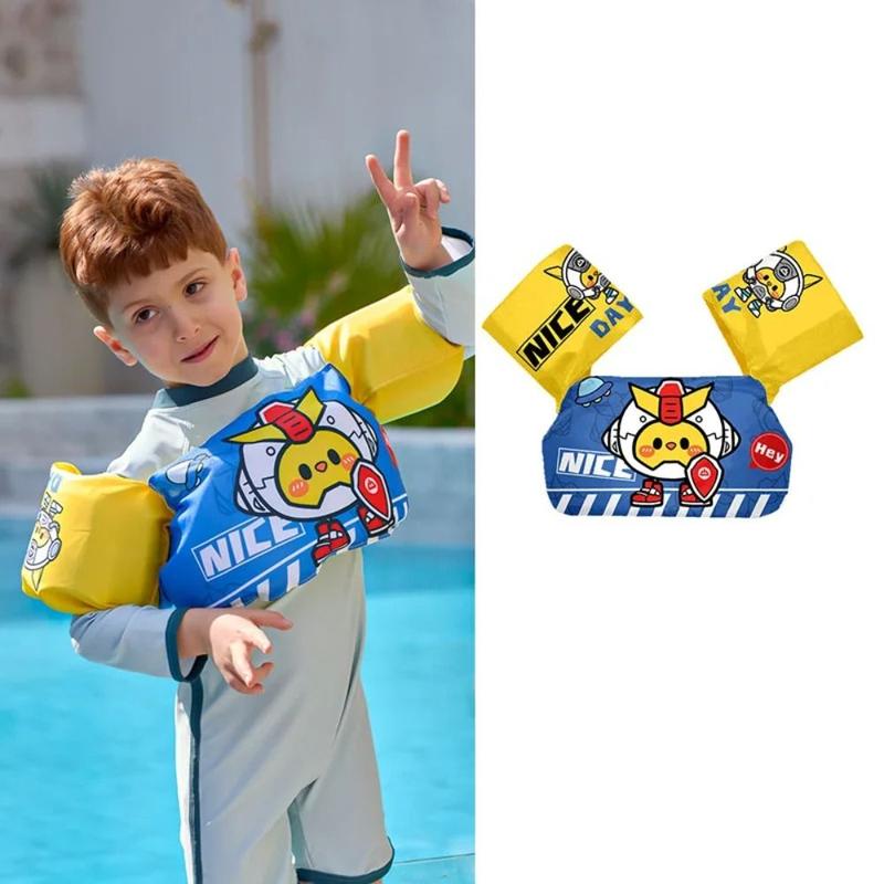 Product Introduction of Arm Sleeve Safety Vest Not Falling Off Child Float Arm Sleeve Adjustable Anti Rollover Child Buoyancy Vest Stable Cartoon Swimming Vest Beach 17