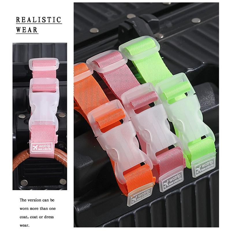 Product Introduction of Adjustable Travel Trolley Case Luggage Hanging Buckle Straps Luggage Accessories Suitcase Bag Straps Belt Lock Hooks Travel 19