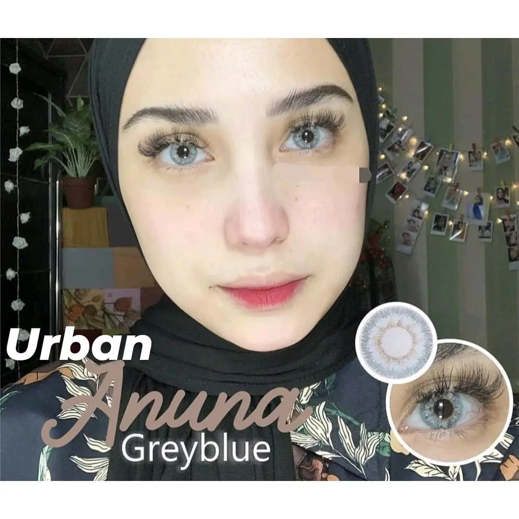 SOFTLENS URBAN ANUNA GREYBLUE NORMAL / MINUS (-0.50 s/d -6.00)