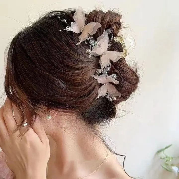Kẹp Tóc Càng Cua Lớn, Sành Điệu, Dành Cho Nữ, Ren Cao Cấp, Kẹp Tóc Ngọt Ngào, Kẹp Búi Tóc Sau Đầu, Phụ Kiện Tóc, Kẹp Cá Mập, Có Sẵn Năm 2025, Bán Chạy Tại Cửa Hàng 7