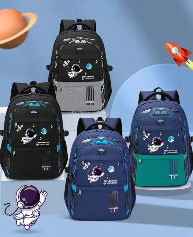 Tas Ransel Anak Cowok Kualitas Tinggi Tas Sekolah Model ASTRONOT Terbaru Backpack Fashion kekinian 4