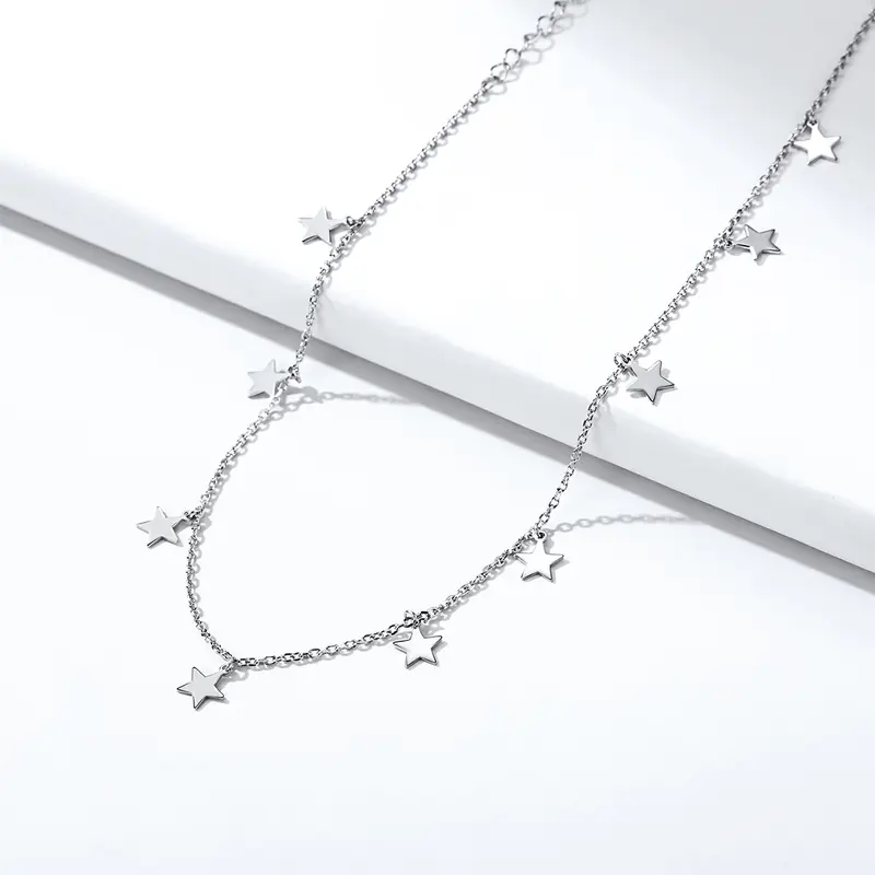 FaithHeart Star Choker Necklace Boho Delicate Collar Necklace for Women 2