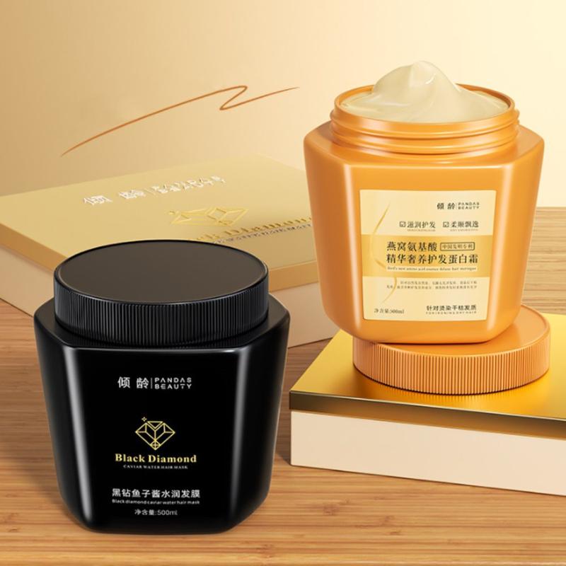 New 500ml Hair Care Facial Mask Deeply Nourishes Improves Irritability Hair Repair Mask Damaged Care Large Capacity Hair Care Cream for Hair 5