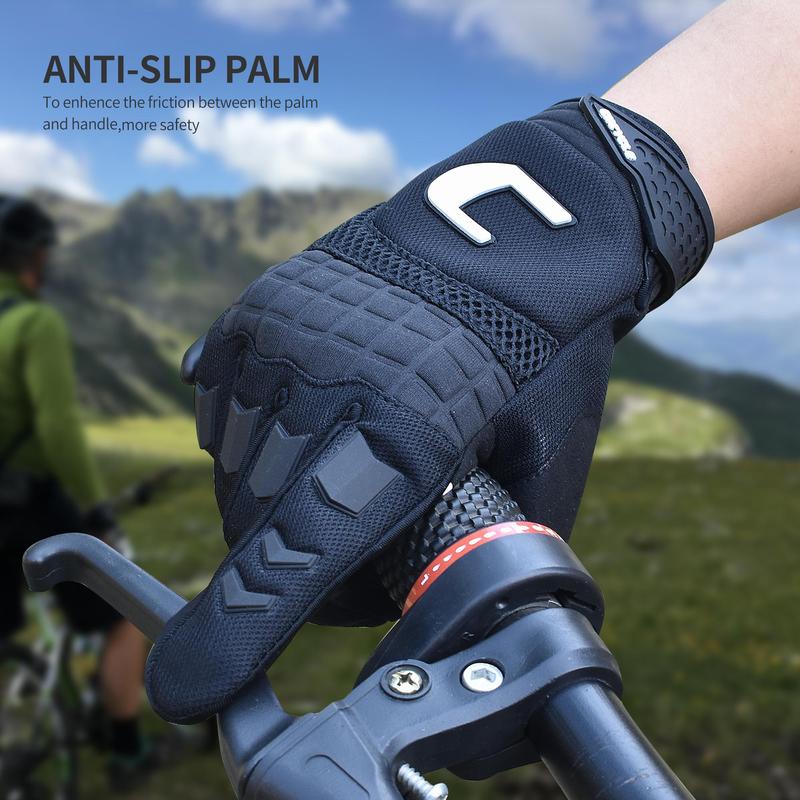 1 Pair Comfortable Motorcycle & ATV & Mountain Bike Gloves, Non-slip Protective Riding Gloves, Touch-screen Gloves for Winter, BMX Protective Gloves 5