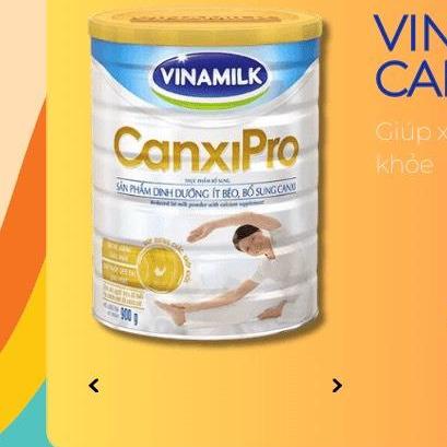 Sữa bột công thức Vinamilk Canxi Pro (Vinamilk) dinh dưỡng dành cho người trưởng thành lon 900g