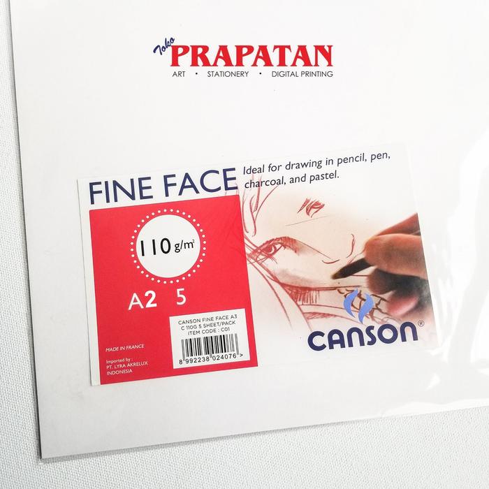 Gambar Canson Fine Face A2 (110 gsm) dari Toko Prapatan_NEW Kota Administrasi Jakarta Timur Tokopedia