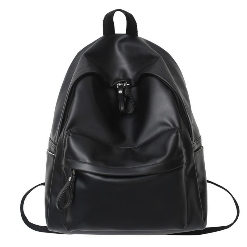 Balo Đi Học Phong Cách Hàn Quốc Da Trơn Basic Nam Nữ Cặp Sách Đi Chơi Du Lịch Thời Trang Size Đại 693 Backpack Đeo Vai icon
