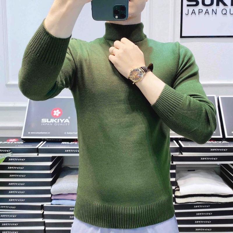 Áo len nam cổ lọ form body len xịn mềm mịn chống xù tôn dáng Menswear Nhung 4