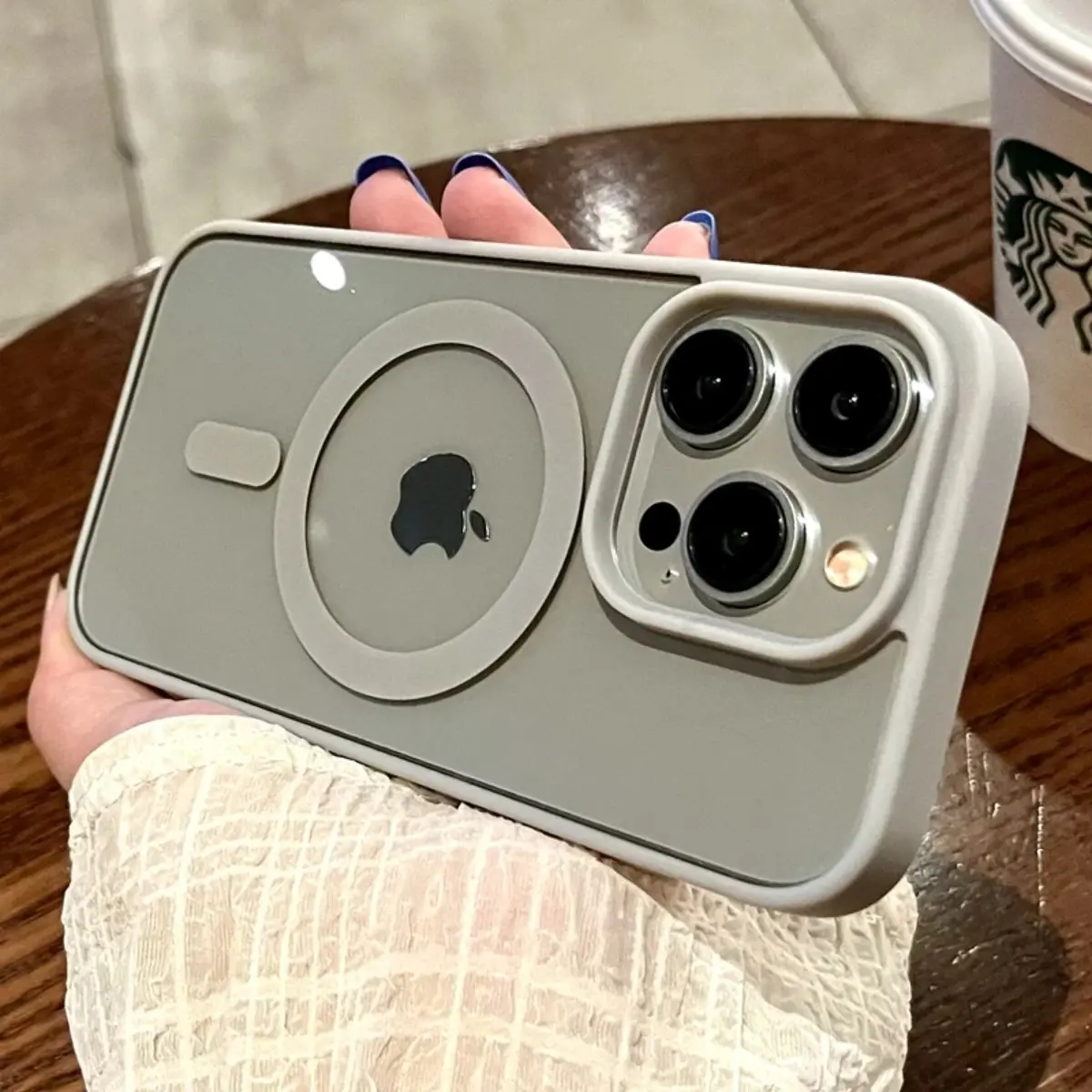 Ốp Trong Suốt Sạc Không Dây Sang Trọng, FOZU, Dành Cho iPhone 1615, 14, 13, 12, 11, Pro Max Plus, X, XS, XR, 7, 8, SE PLUS, Ốp Lưng Sốc Từ Tính, Ốp