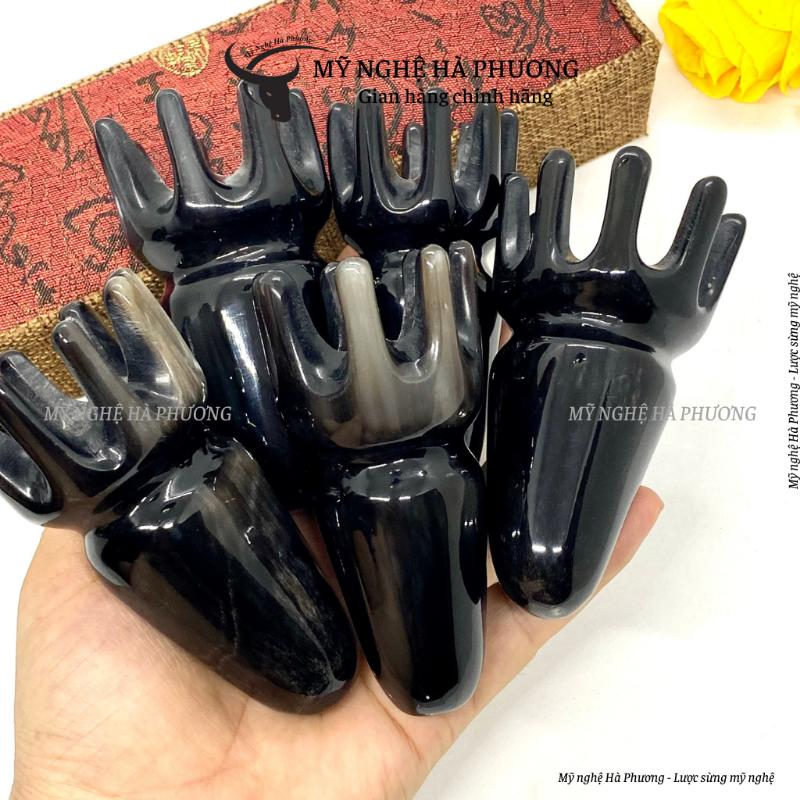 Lược sừng Bạch Tuộc masage da đầu giúp thư giãn hiệu quả 3