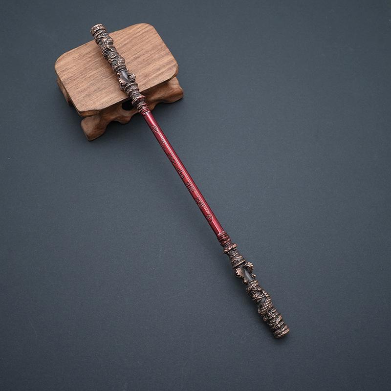 Product Introduction of 22cm Black Myth WuKong Game Ruyi Golden Cudgel Metal Handicrafts Sun Wukong Monkey King  Game Peripherals Children's Toys 19