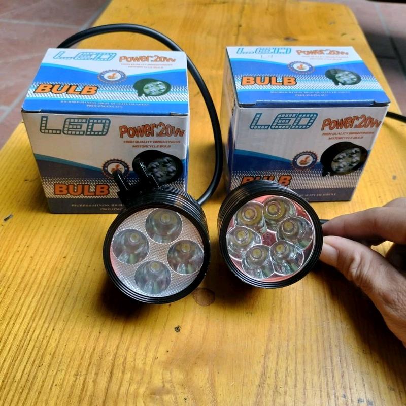  Bóng Đèn Trợ Sáng L4 L6 Cho Xe Máy Điện Kèm Công Tắc On Of 