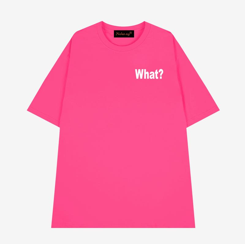 Áo thun nam nữ cổ tròn tay lỡ form rộng Neko.sg HT91 - Cotton 35%, 60% Polyester, 5% Spandex - Top, Women Menswear 4