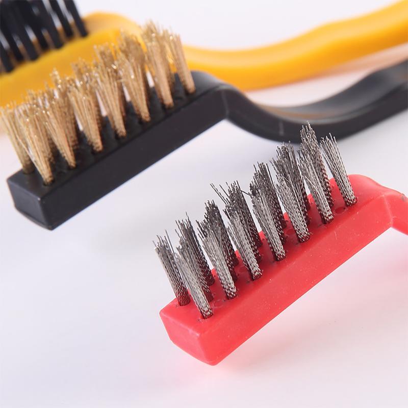 Bộ 3 cây chà bếp ga lông cứng Living C, bằng thép vệ sinh chuyên dụng đa năng 3