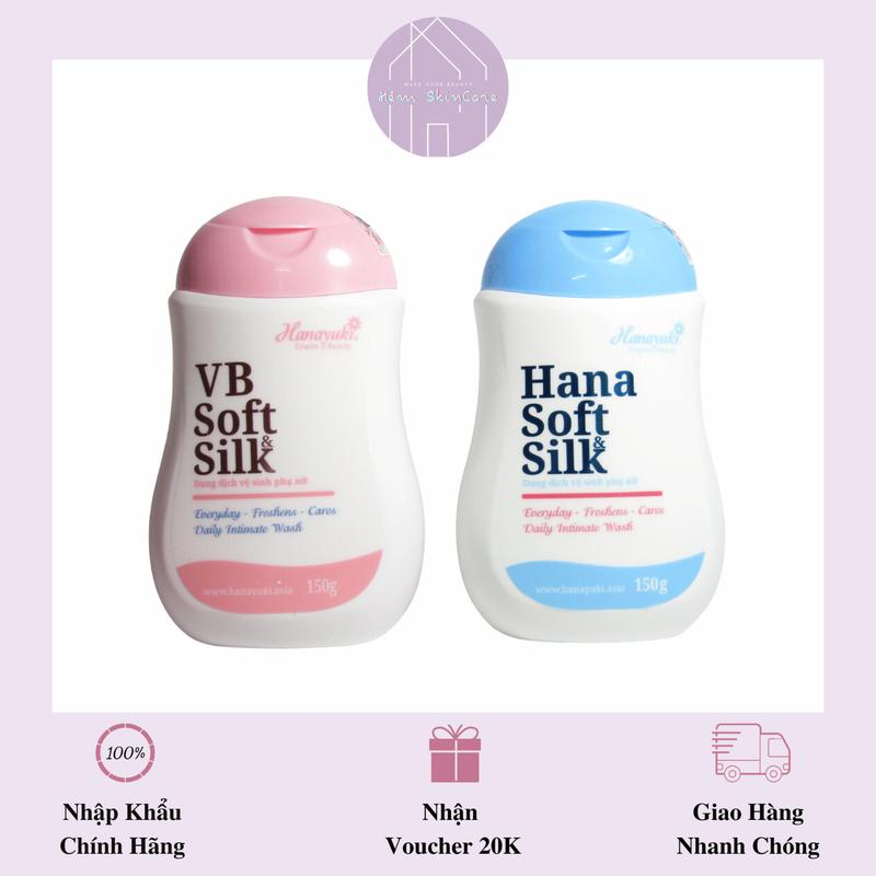 Hanayuki VB & Hana Soft Silk - Dung Dịch Vệ Sinh Hanayuki - 150ml