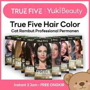 ❤ YUKI Manado ❤ TRUE FIVE Cat Rambut Semir Permanent Hair Color 100ml