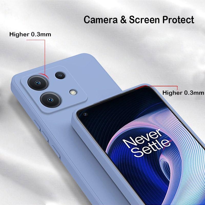 Product Introduction of Redmi Note13 5G Xiaomi 2024 Liquid Silicone Case For Redmi Note 13 Pro Pro+ Plus 13Pro Straight Edge Soft Flexible TPU Bumper Phone Cover Back Casing Simple Shockproof Solid Color 23