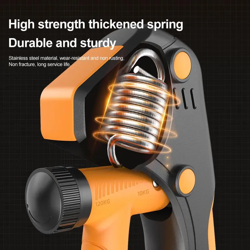 Hand Grip Strengthener, Adjustable Resistance 20-264 lbs Hand Grip Exerciser, Hand Grip Training Equipment For Athletes Muscle Training & Injury Recovery, Gymtok 2