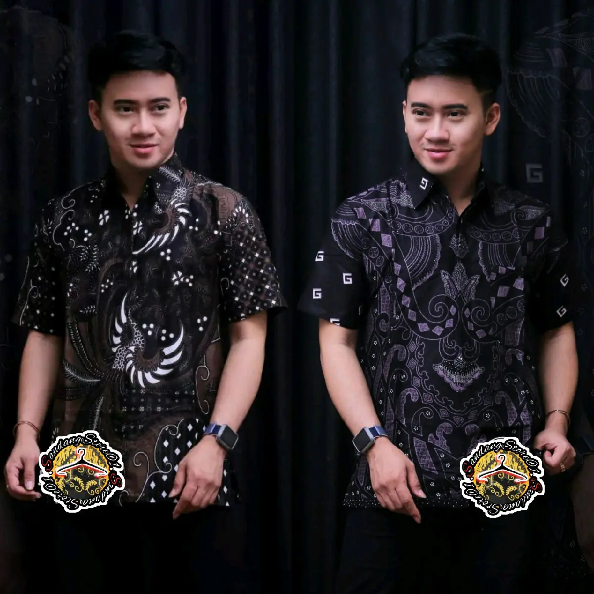 KEMEJA BATIK PRIA LENGAN PENDEK/HEM BATIK PRIA/BAJU BATIK PRIA/ATASAN BATIK PRIA Katun
