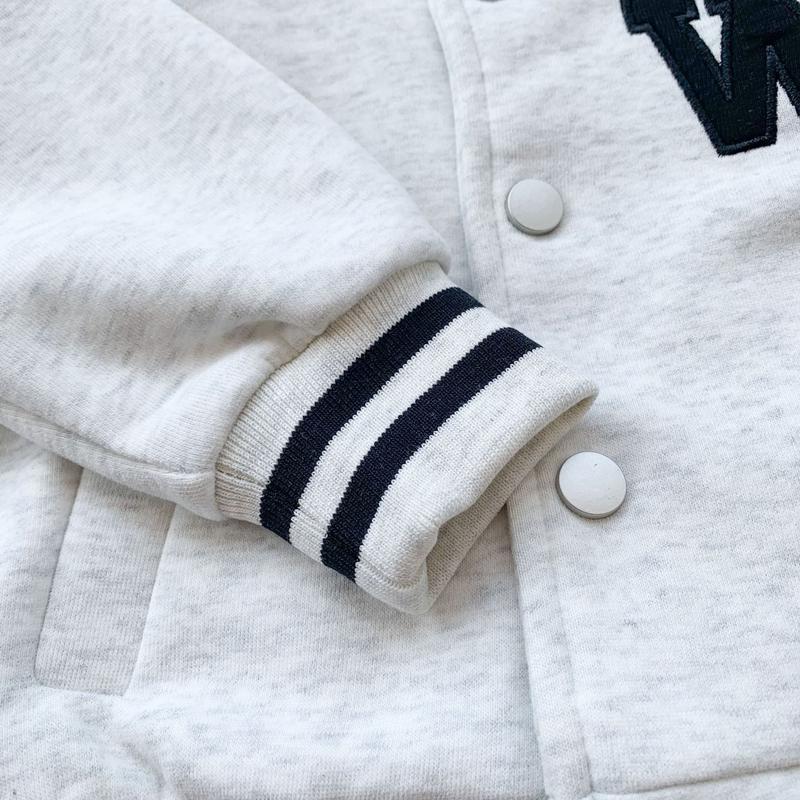 Product Introduction of Infant Toddler Jacket Ins Spring Autumn New Boys and Girls Short Baseball Jacket Baby Embroidered Letter Jacket Trendy 34