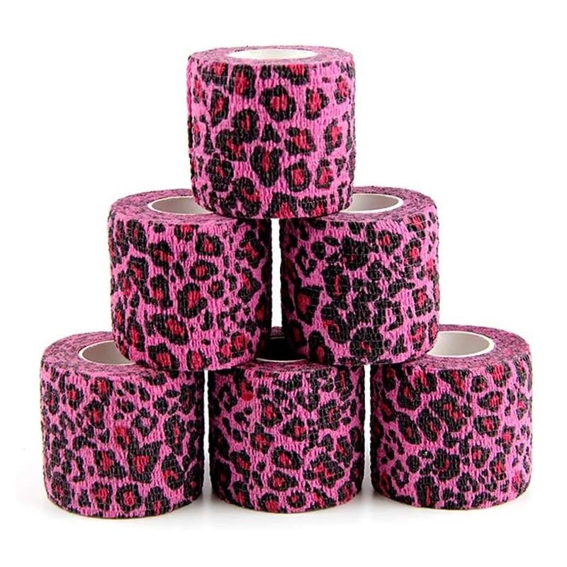 Tape Tattoo Handle Bandage Anti-slip Athletic Nonwoven Waterproof Disposable Self-adhesive Elastic Bandage Grip Cover Wrap 0