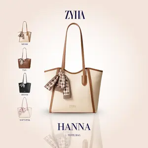 KHUSUS LIVE ZYHA | HANNA - Tas wanita Kasual Elegan Totebag / Shoulder Bag Wanita | Tas Kerja & Kuliah