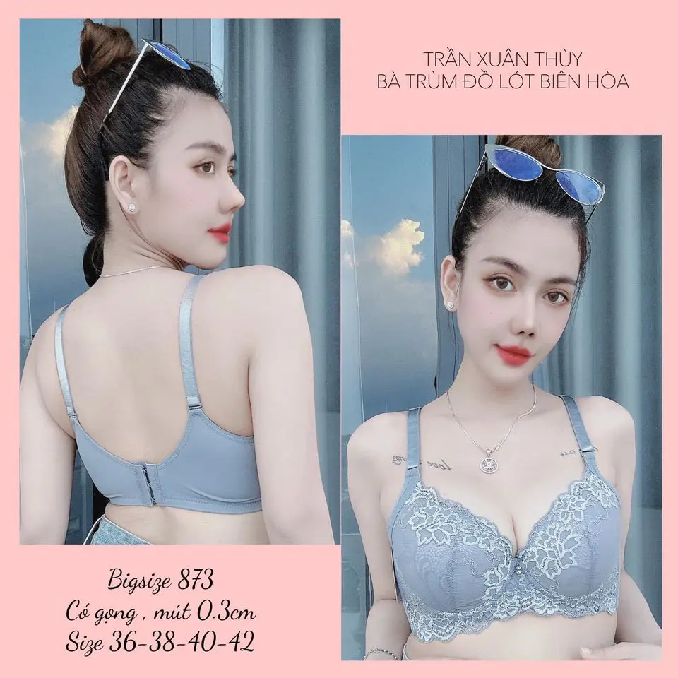 [873]Áo lót bigsize có gọng không mút Bra Tua Rua