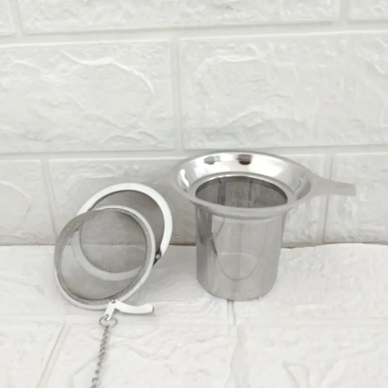 Filter Saringan Teh Reusable Tea Strainer Stainless Steel Saringan 2
