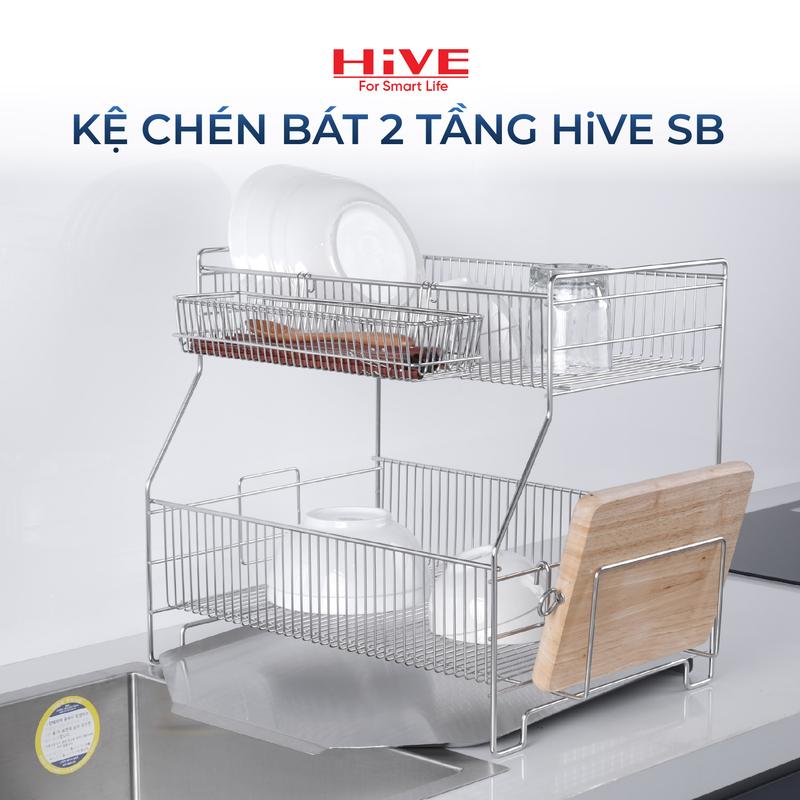 Product Introduction of Giá úp chén bát HiVE SB 1 tầng, 2 tầng Nhà Bếp 9