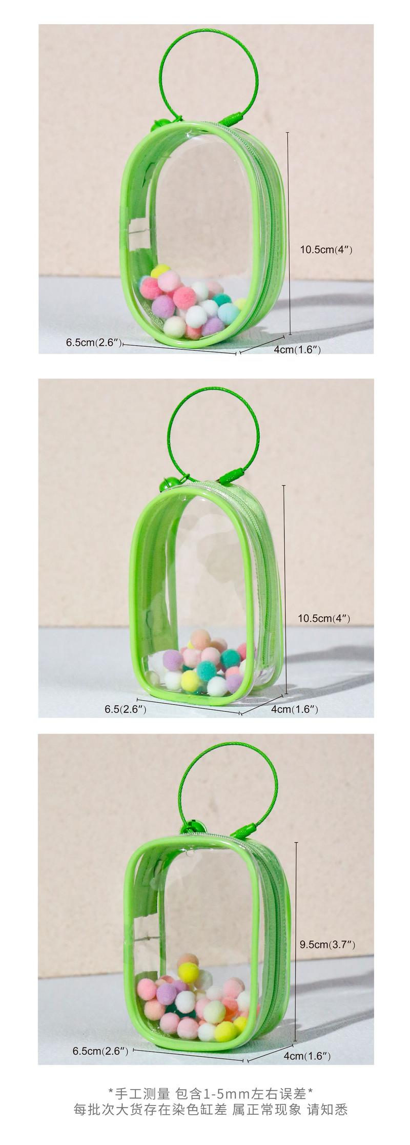 Product Introduction of Bubble Mart Baby Walking Bag PVC High Transparency Bone-in 3D Baby Display Bag Closed Transparent Blind Box Display Storage Bag 5