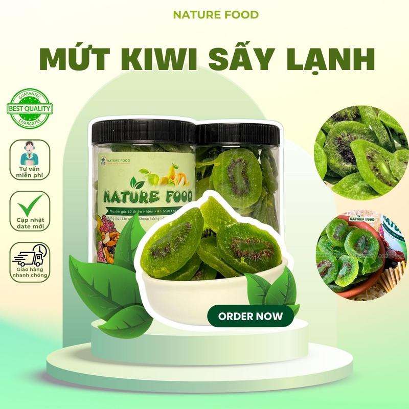 500gr Mứt Kiwi Sấy Lạnh Dẻo Ngon NATURE FOOD- Đặc Sản Đà Lạt
