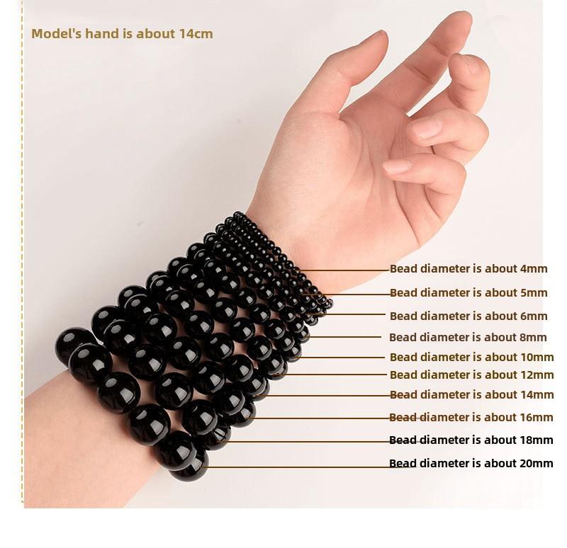 Product Introduction of Crystal Natural Moonstone Loose Beads Bracelet Net Body Color Light Gray Moonlight Labradorite round Beads Bracelet 25