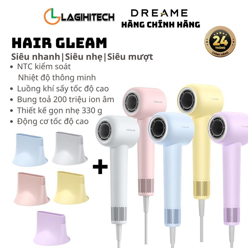  Máy sấy tóc Dreame Hair Gleam AHD12A Bản Quốc Tế Bảo Hành 24 Tháng - Hàng Chính Hãng 