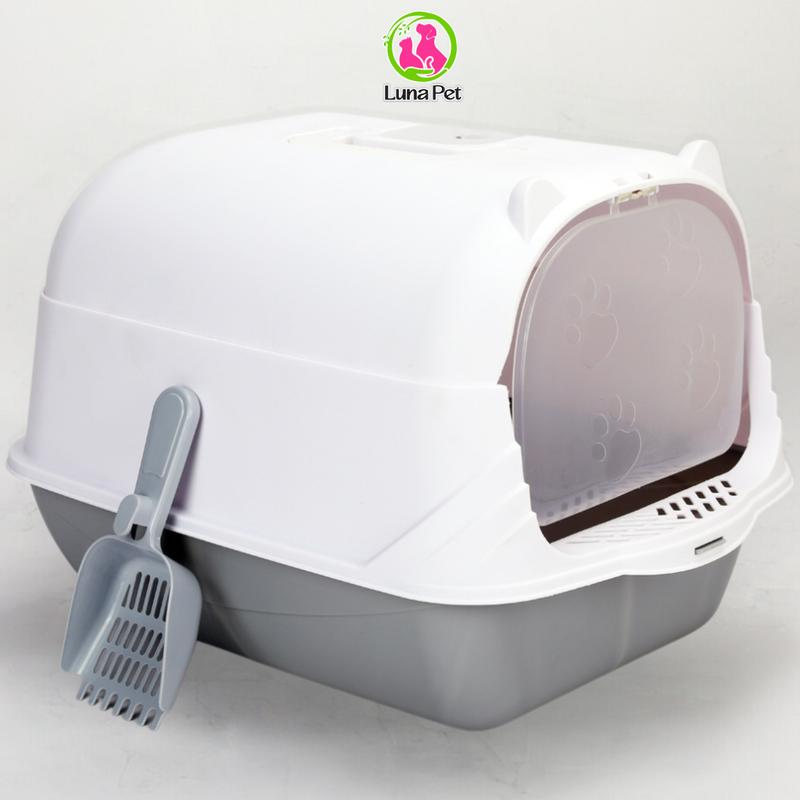 Nhà Vệ Sinh Cho Mèo Size Dưới 7KG Chống Văng Cát Luna Pet NVS05