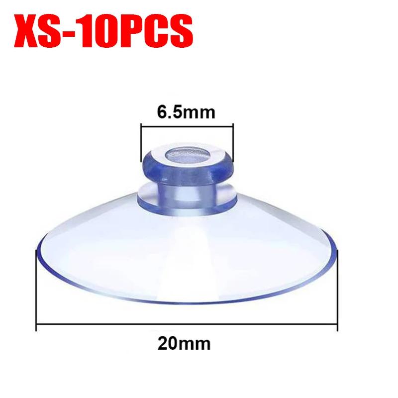Ống Hút Đầu Nấm Cốc Hút PVC Trong Suốt, Bộ 10 Cái, Thích Hợp Cho Kính Và Cửa Sổ, Ống Hút Chân Không Mạnh, Móc Treo Khăn, Để Trang Trí Nội Thất 6