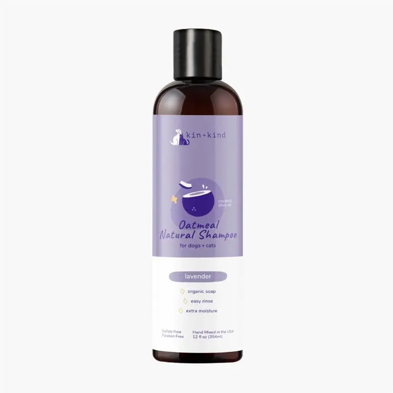 Kin+Kind - Oatmeal Shampoo For Dogs & Cats (Lavender)  - 354ml