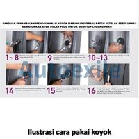 Gambar Koyok Tambal Ban Luar Tire Patch Maruni GUT-02 MU-02 Bulat 78mm 9buah Tip Top GUT02 MU02 Tanpa Masak Made in Japan - Hitam Hijau dari Autoexile Kota Medan 3 Tokopedia