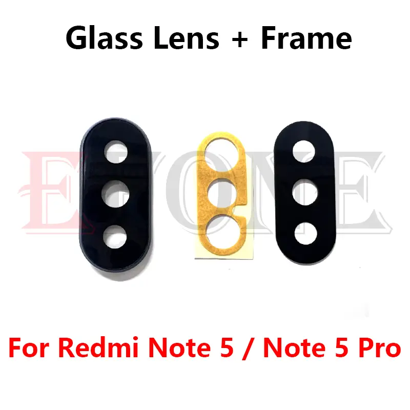 Nắp Ống Kính Kính Máy Ảnh Sau, Dành Cho Redmi Note 5 Và Note 5 Pro, Có Khung, Bộ Phận Thay Thế