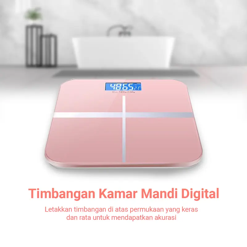 Timbangan Badan Digital Finito 180kg SCALE KACA 27X27CM 4