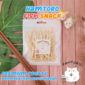 Fish snack 30-40pcs Snack Hamster Snek ikan makanan Sugar glider/Landak mini