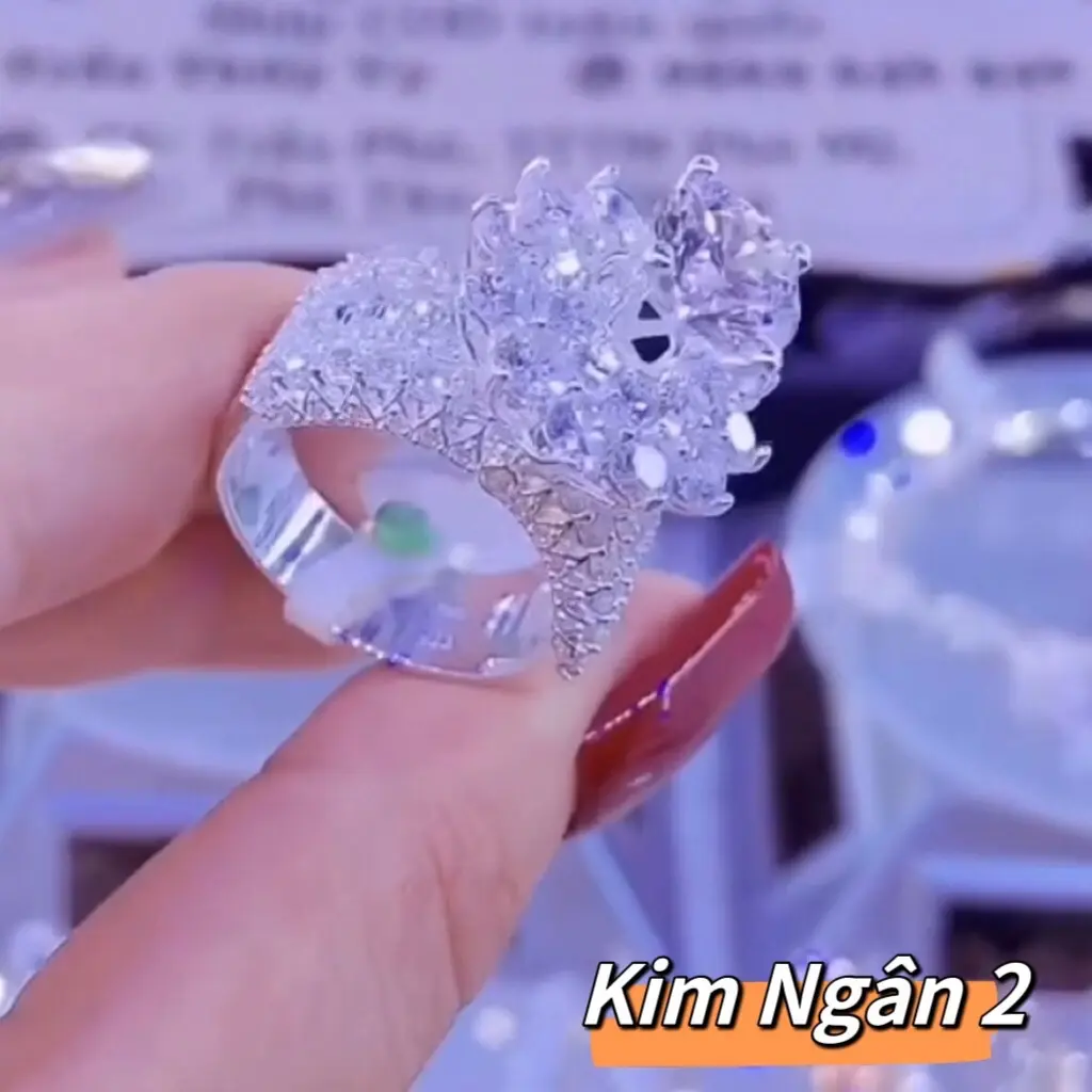 Nhẫn Titan Xi Trắng Ms2 Nữ-xài đời đời ko phai