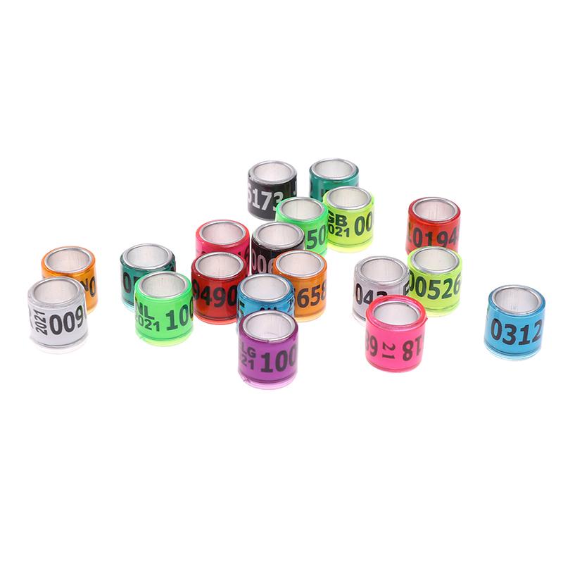 Product Introduction of 20 pcs Pigeon Foot Ring With Word Earrings 2023 Multicolor Bird Tools 17