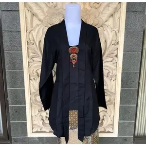 Karlla Kebaya Modern Kutubaru Katun Premium Elegan Dress Atasan Bahan Mikro Grade A Lembut Adem Cocok untuk Acara Resmi