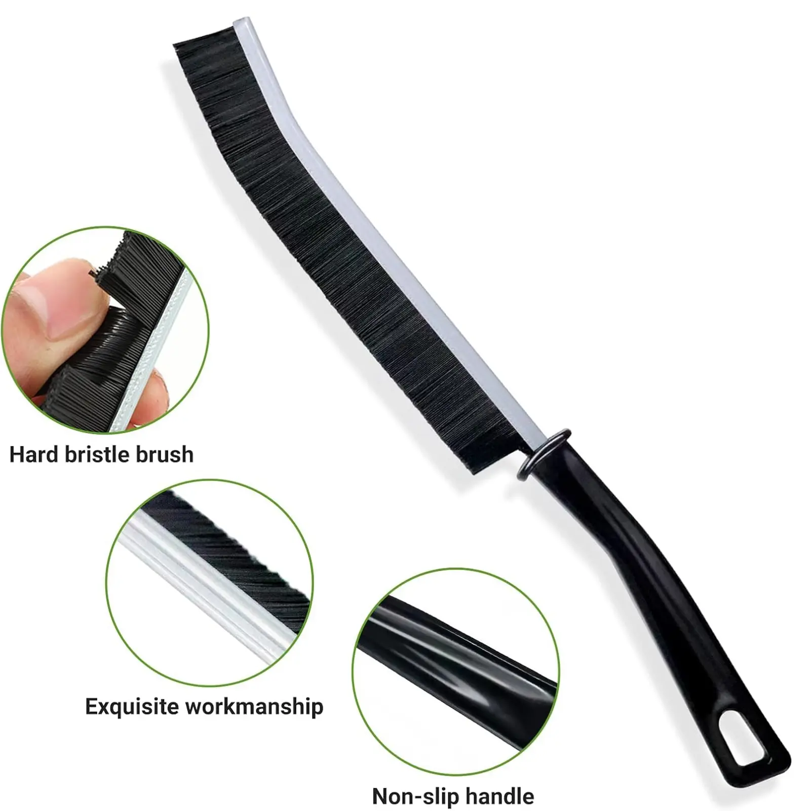 1Pc Home Toilet Cleaning Crevice Brush Bathroom Kitchen Tile Window Crevice Cove Dust Brushes Cleaning Brush Tool Home Supplies