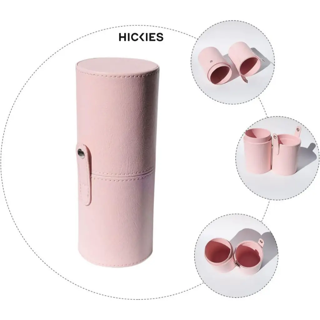 Hộp Đựng Cọ Trang Điểm Bằng Da PU Đa Năng Tiện Dụng - HICKIES