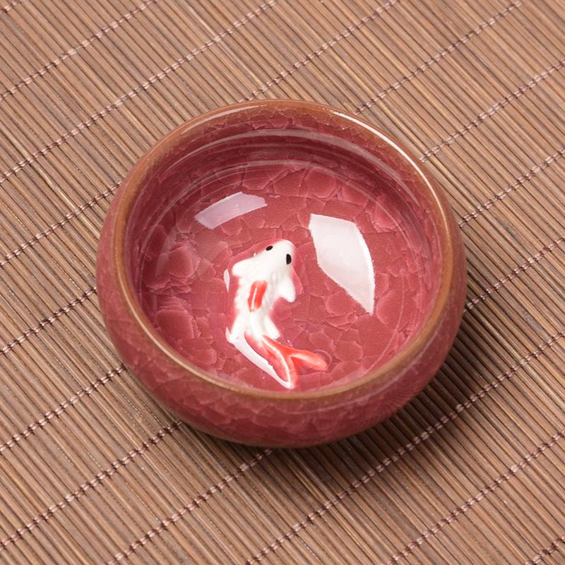 Product Introduction of Made in China Dehua Premium Ice Crack Tea Cup Ceramic Purple Clay Kung Fu Tea Set Tasting Cup Wedding Festival Gift 7