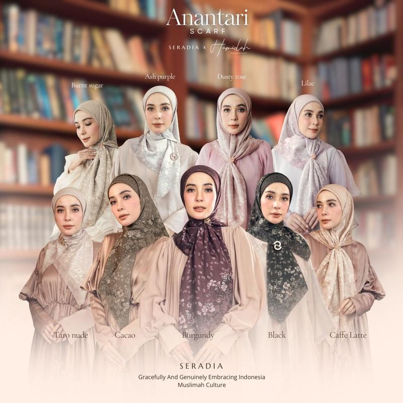 Hijab Segi Empat Anantari - Seradia x Hamidah 1
