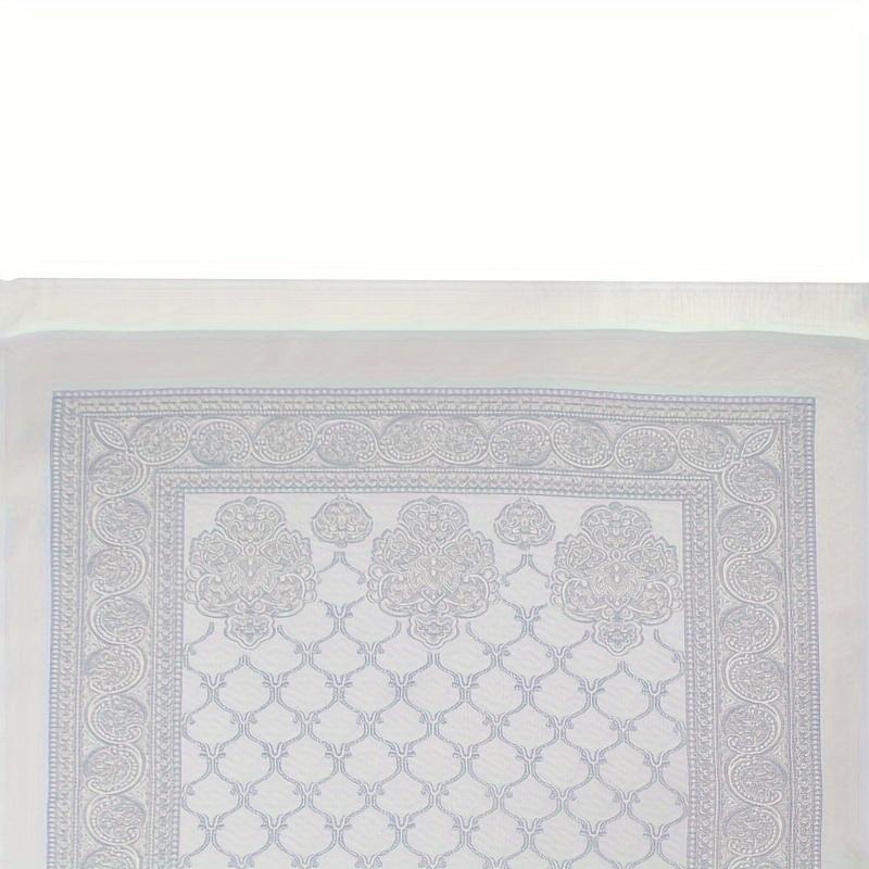 Vintage Style Carpet, Non-slip Worship Carpet, Prayer Blanket with Rosary, Decorative Mat for Home Living Room Bedroom 2