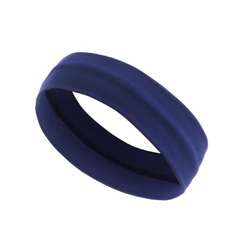 Product Introduction of SPORTS EMPORIUM Tennis Fashion 1PC Sports Sweat Head Band Stretch Elastic Sweat-Absorbent Anti-perspiration Summer Hairband For Fitness Running Dance Non Slip Sweatbands Headband Pure Color Headband Yoga Hair Band 9