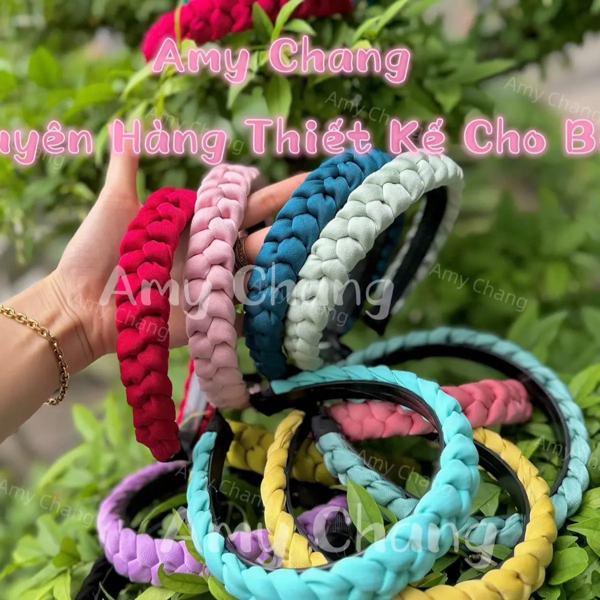 Phụ Kiện Băng Đô Cài Bờm nhiều màu sắc cho bé gái Voi Phụ Kiện Tóc